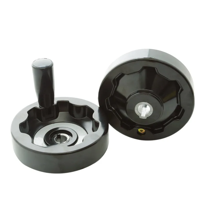 

Маховик станков Складные внутренние гофрированные маховики Фрезерный токарный станок Маховик с ЧПУ Бакелитовый волнистый круглый 100/125/160/200 мм