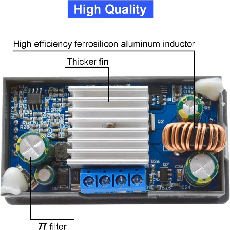 DC DC Variable Voltage Regulator Accessories CC CV 0.5-30V 4A 5V 6V 12V 24V Regulated Laboratory LCD Display