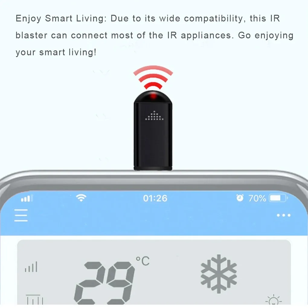 Remote Control Appliance Controlling Infrared Blaster Air Conditioner USB Interface IR Blasters Type-c Interface