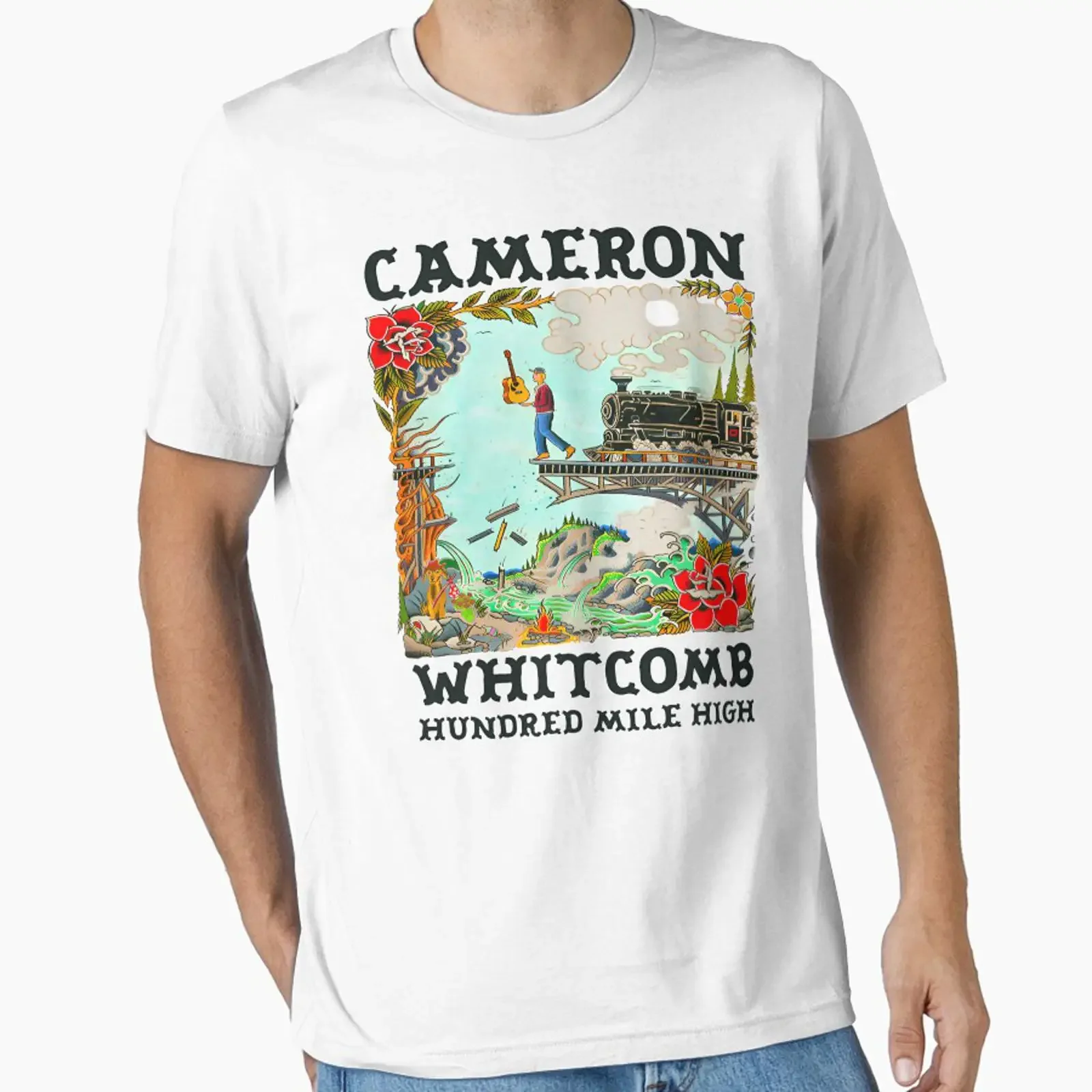 Cameron Whitcomb designed and sold by persephalette vintage Washed homme fashion streetwear Top For Everyday Wear