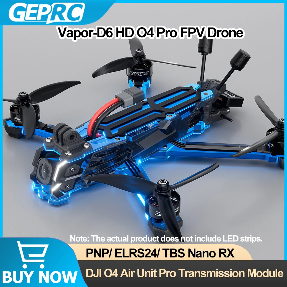 

GEPRC Vapor-D6 HD O4 Pro TAKER H60_BLS 60A 4IN1 ESC F722 V2 FC DJI O4 Air Unit Pro VTX Module RC Quadcopter Freestyle Drone