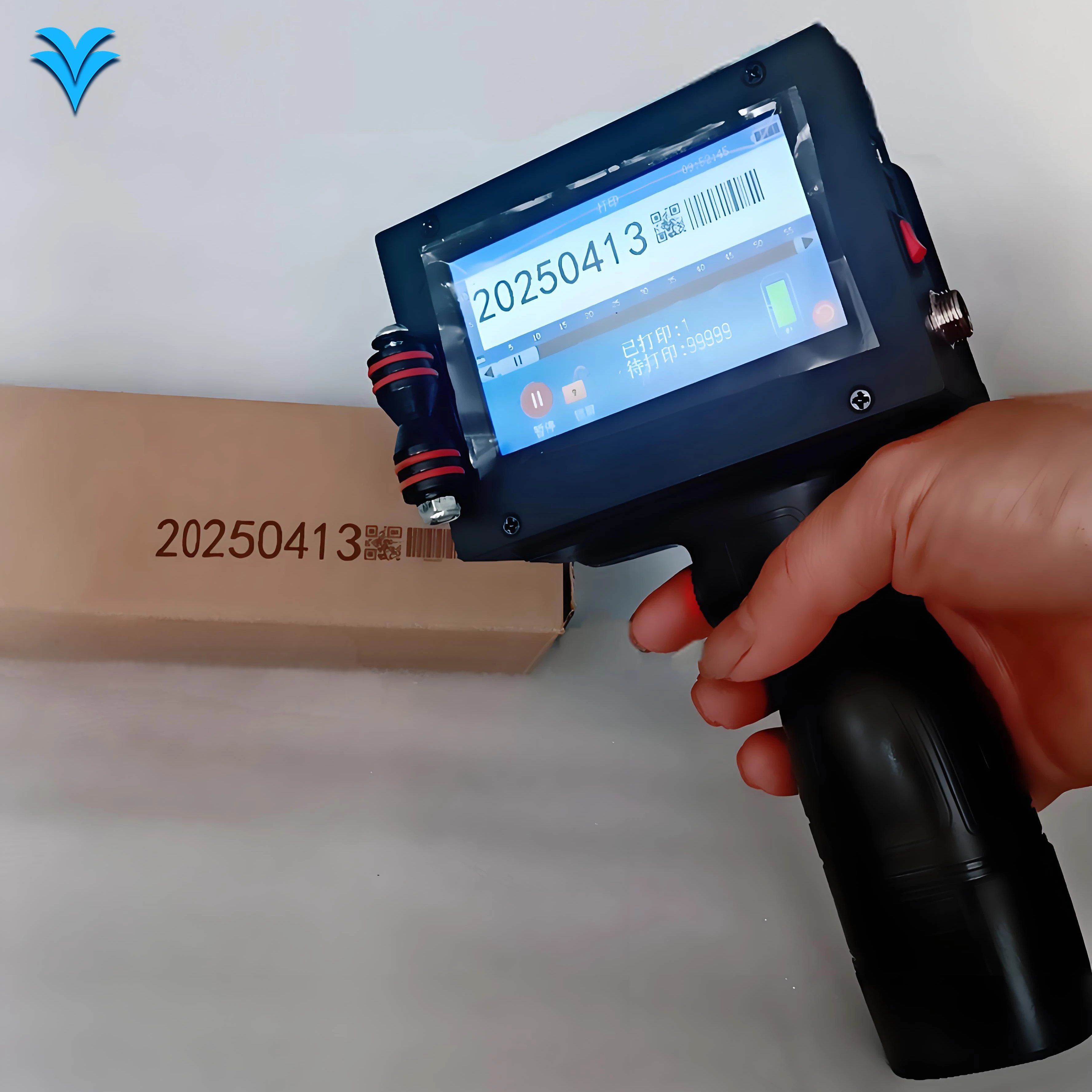 Портативный ручной струйный принтер 1760. с высотой печати 12,7 мм. Ручной струйный принтер с автоматической датой и этикеткой. Портативный ручной струйный принтер 1760. с высотой печати 12,7 мм. Ручной струйный принтер с автоматической датой и этикеткой.