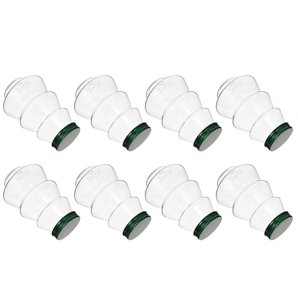 8 stuks kerstboom sapflessen verzegelde drankcontainers draagbare melktheeflessen plastic saphouders watercontainers