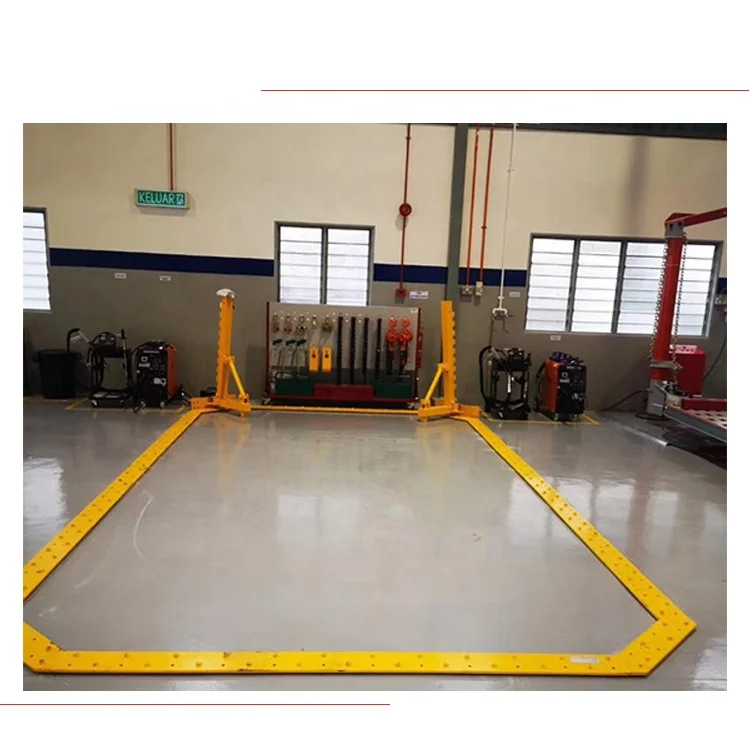 Auto collision floor frame machine Vehicle frame straightener floor anchors Automotive dent pulling repair equipment #VF1300