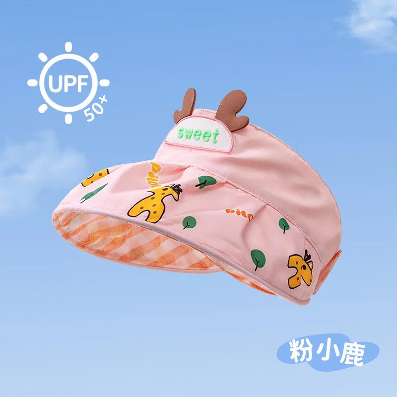 Infant and toddler sun protection caps summer children's empty top caps baby breathable thin sun protection caps boys