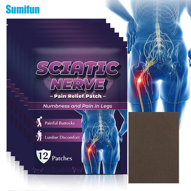 

12/36/60/120Pcs Sumifun Sciatica Patch Rheumatoid Arthritis Hips Pain Relief Medical Plaster Muscle Joint Relaxe Care Sticker