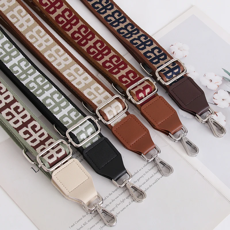 Women Handbag Straps for Crossbody Adjustable Bag Accessories Belt For Bag Accessories  Belt Wide Nylon Shoulder Bag Straps