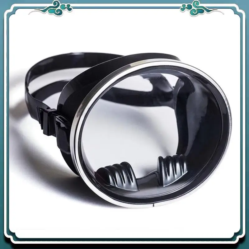 

Reliable Hd Diving Glasses Goggles Toughened Glass Lenses Stainless Steel Fishing Goggles Adult Diving Equipment