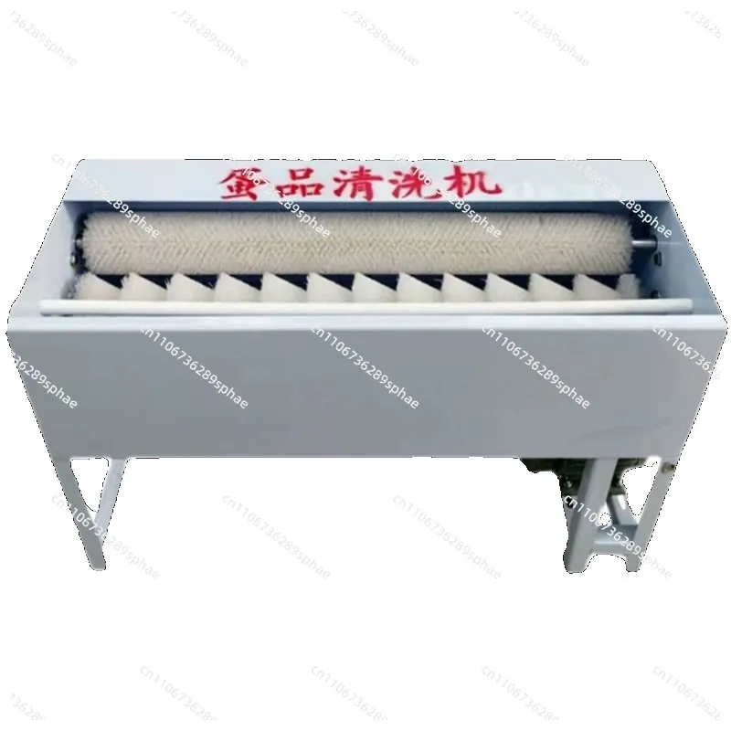 Automatic double row small  washing machine mud sesame sauce salted duck  stainless steel egg washing machine