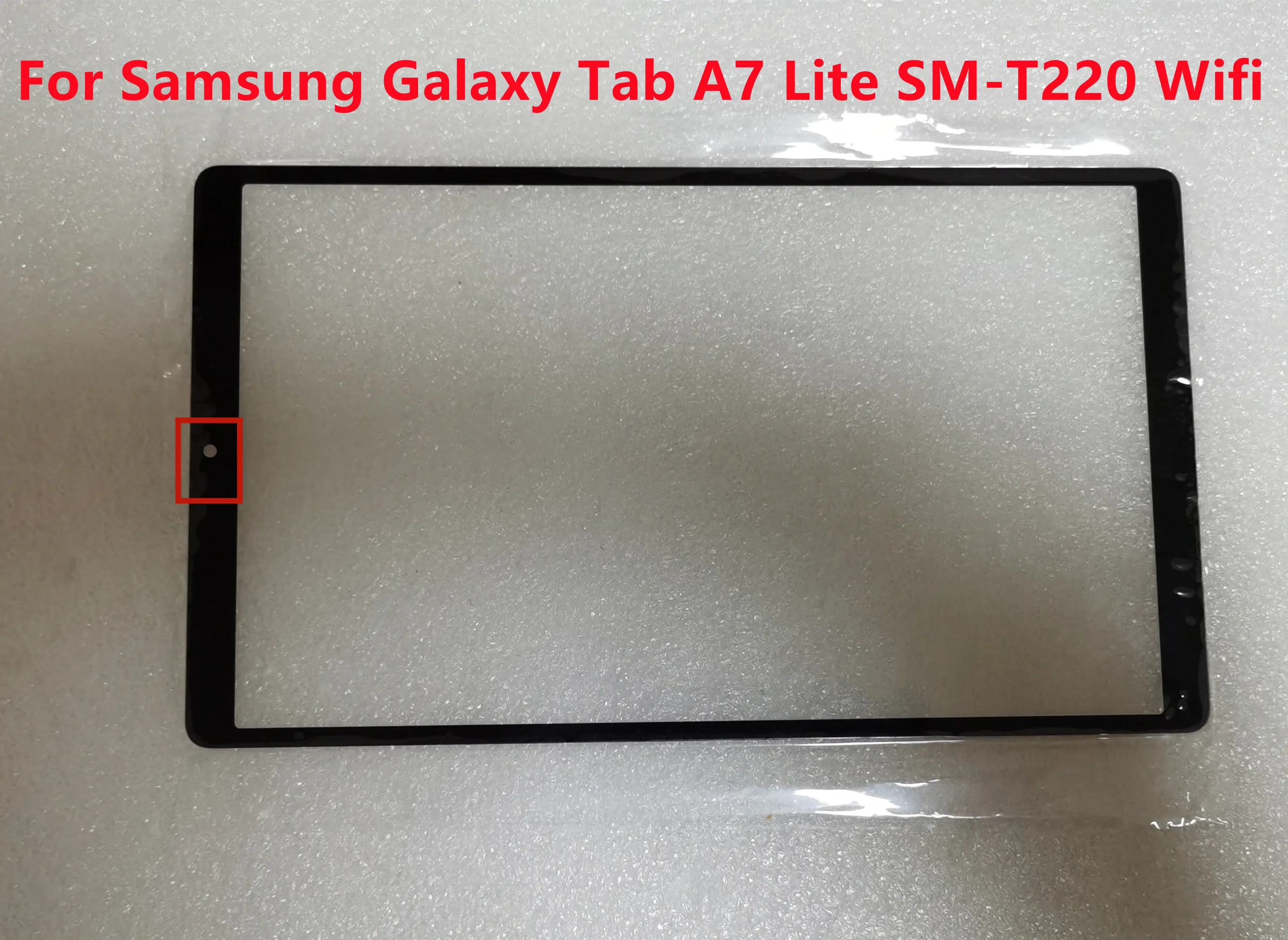 New For Samsung Galaxy Tab A7 Lite SM-T220 Wifi SM-T225 LTE T225 T220 Touch Screen Front Glass Panel With Laminated OCA Glue