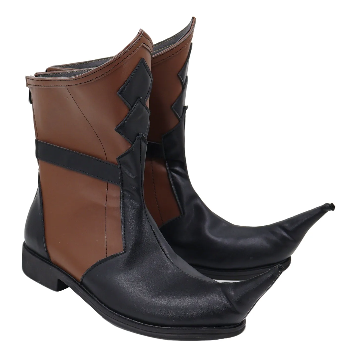 FGO Dante Alighieri ‌   Cosplay Schuhe Anime Zubehör Halloween Karneval Stiefel PU Leder Schuhe Cosplay Requisiten Nach Maß