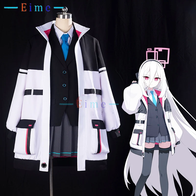 Game Blue Archive Kei Cosplay Kostüm Damen Schuluniformen Niedlicher Partyanzug Mantel Top Rock Halloween Karneval Outfit Nach Maß