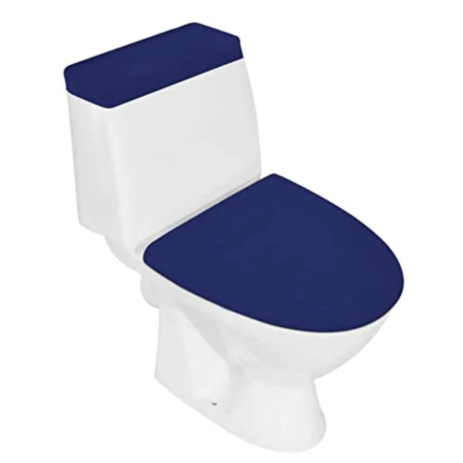 

Toilet Lid Set, Two-Piece Cover, Washable, Spandex, Fits Most