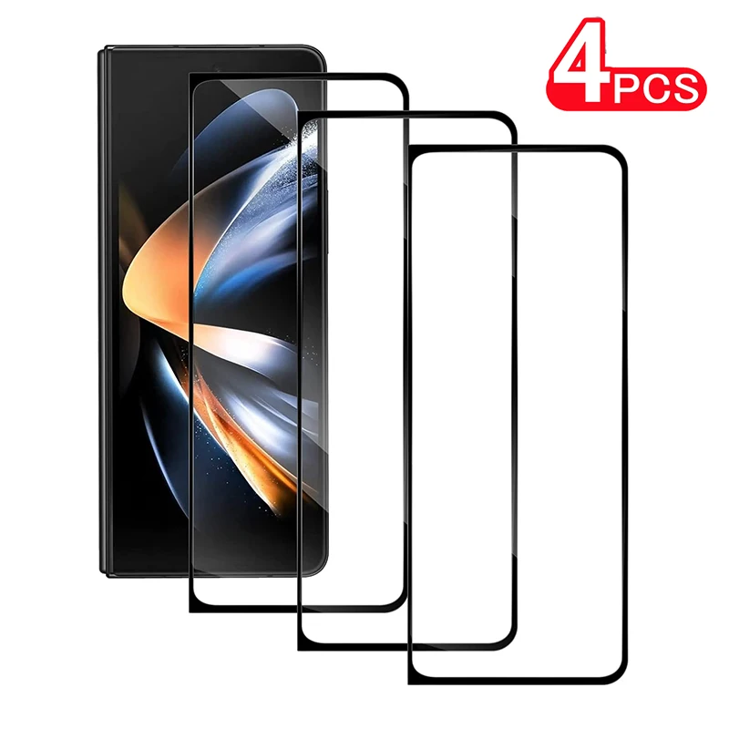 2/4Pcs Screen Protector Tempered Glass For Samsung Galaxy Z Fold 5 Z Fold 3 Z Fold 4 Z Fold 2 Protective Glass Film