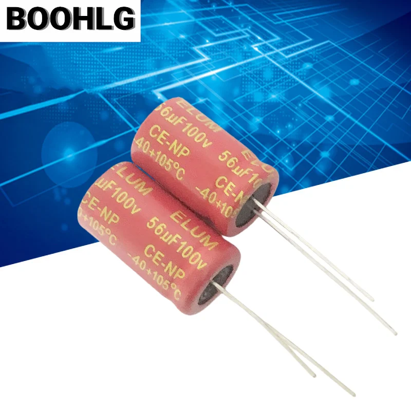 Condensatore elettrolitico non polare NP 10PS 100v 56uf 13X26mm