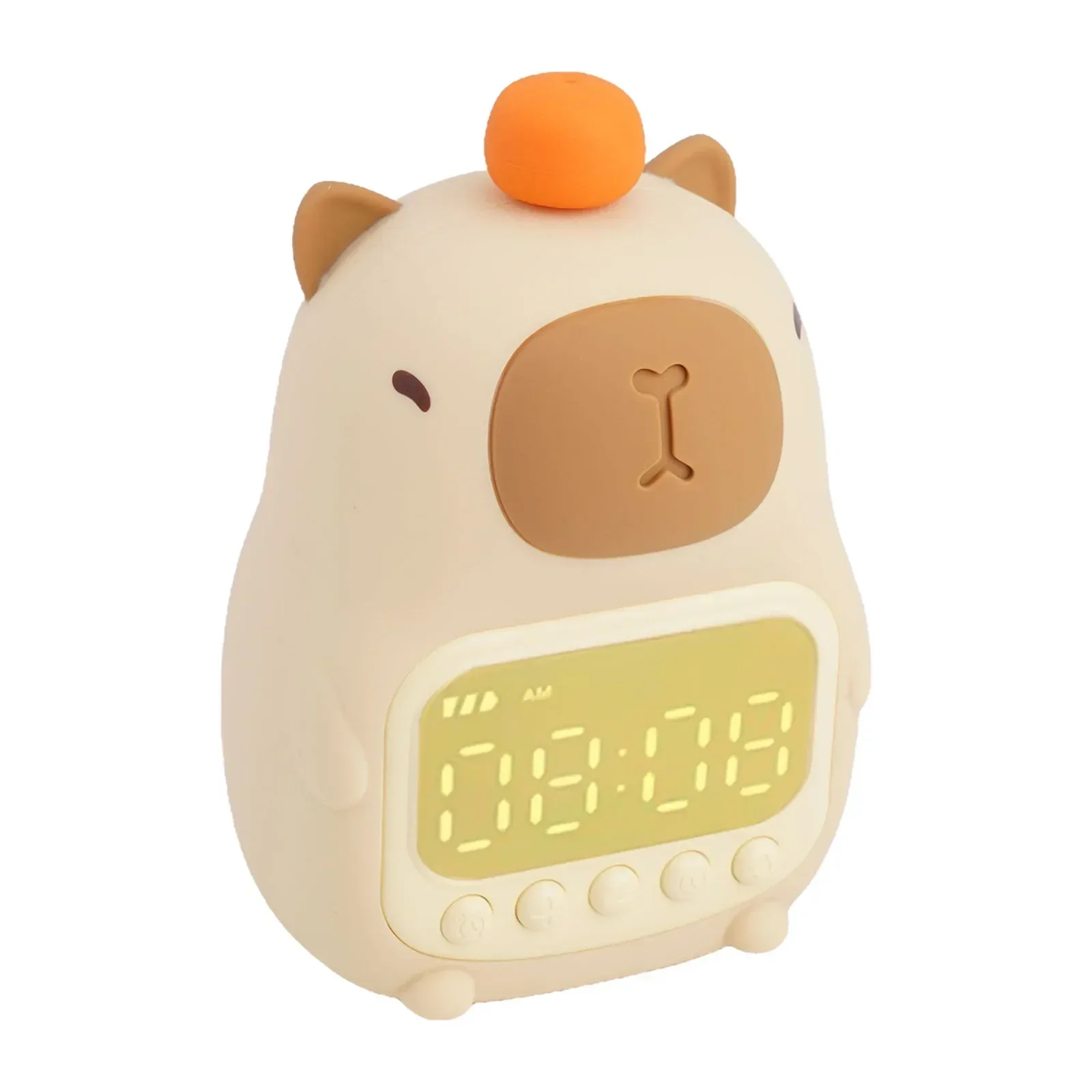 LED Clock Cute Alarm Clock With Touch Control Night Light  Always-on Display LED Clock Cute Alarm Clock With Touch Control