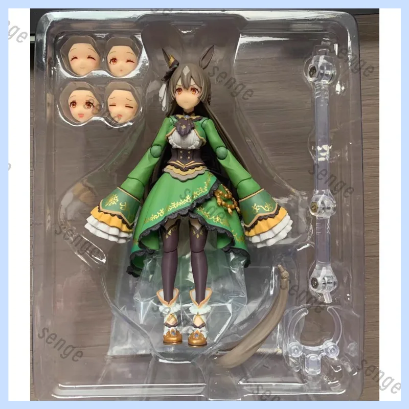 [Original en stock] Bandai S.H.Figuarts Horse Girl Green Skirt Horse Girl Satomi Light Diamond Figuras de acción Coleccionables Regalos
