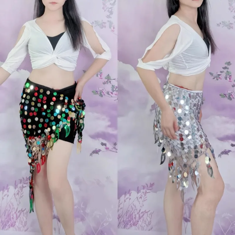 

Customized Sweg Belly Dance Costume Oriental Dance Clothes Inspiring Practice Skirt Copper Gong Piece Hip Scarf Exotic Dancewear