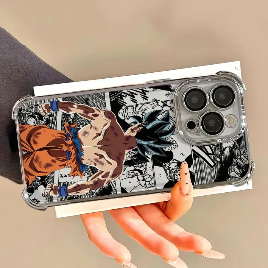 เคสสำหรับ iPhone 15 Plus 16 Pro Max 12 14 11 13 เคสนิ่มลายการ์ตูนอนิเมะเท่ๆ