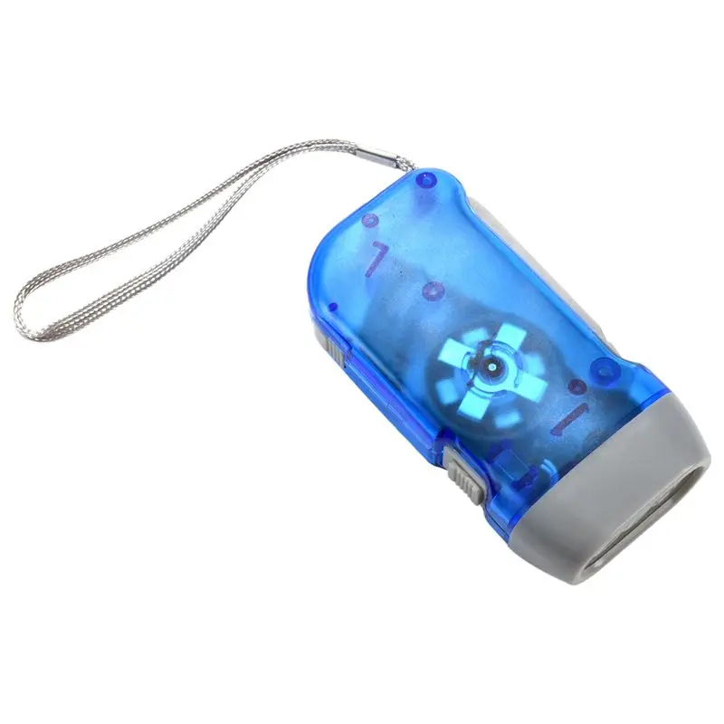 THIVN-10X Hand-Press LED Flashlight Lantern Dynamo Mini Flashlight LED Emergency Home Dynamo Torch Lamp Hand Light