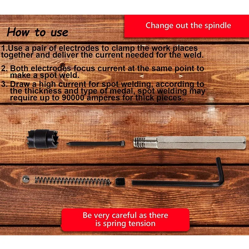 

Набор из 14 двухсторонних 3/8-дюймовых фрез для точечной сварки HSS для точечной сварки электрической дрели