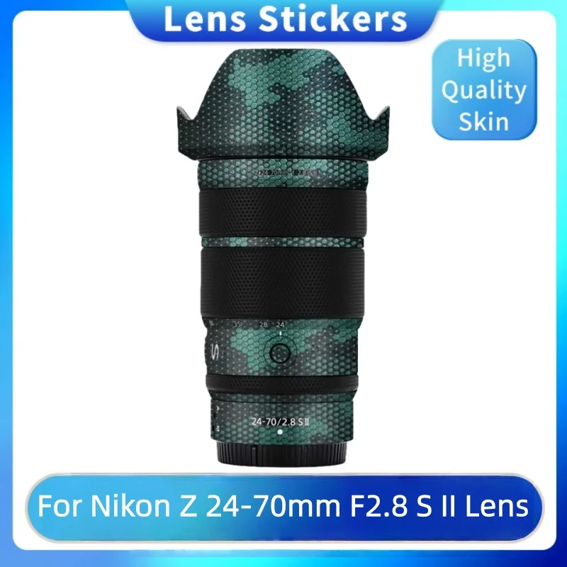 For Nikon Z 24-70mm f/2.8 S II Lens Sticker 24 70 Wrap Cover for Nikkor Z 24-70 F2.8 II Lens Protective Skin 2470
