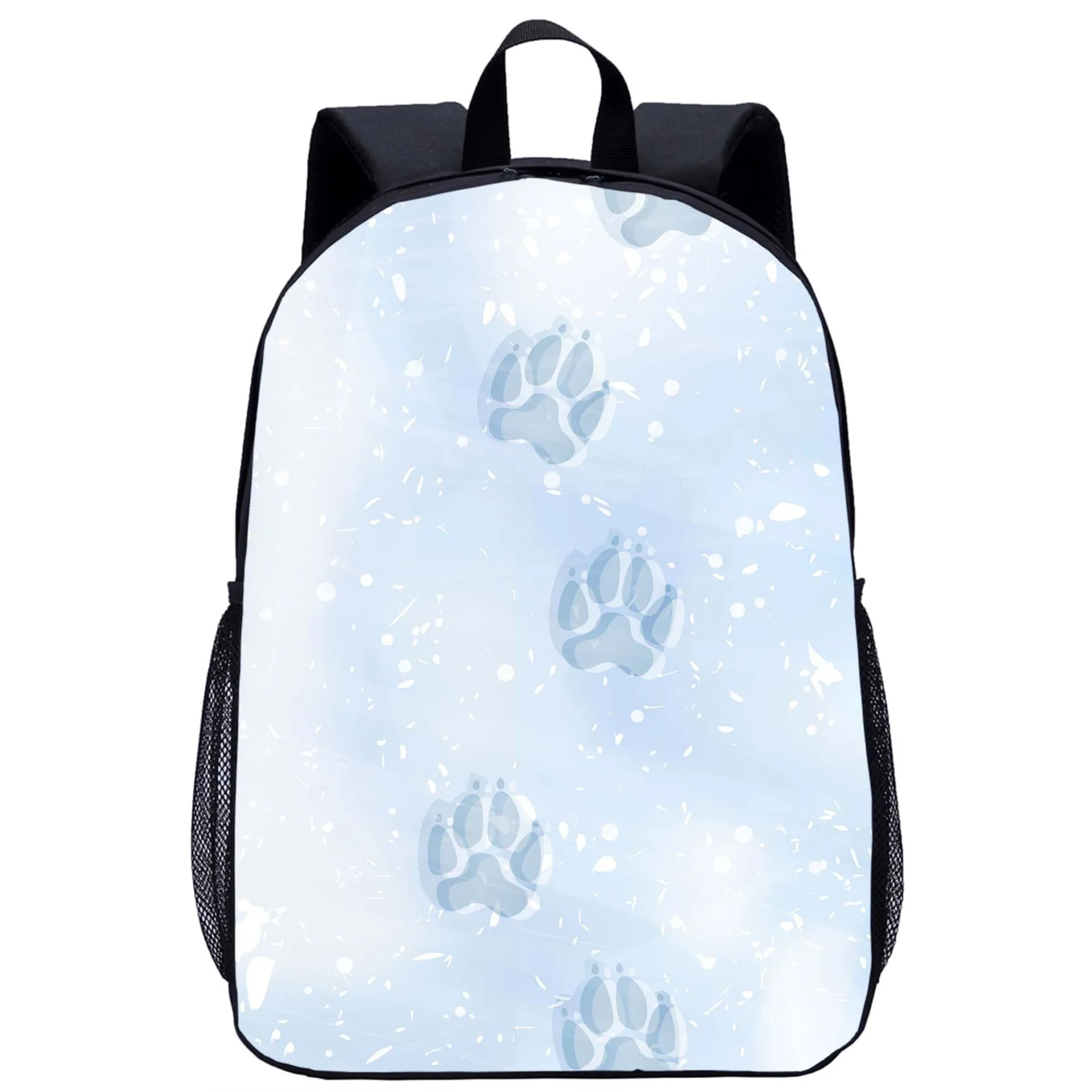 Colourful Cute Dog Paws Print Backpack for Kids Teens Adults Student School Bags Women Men Travel Backpack Laptop Rucksack