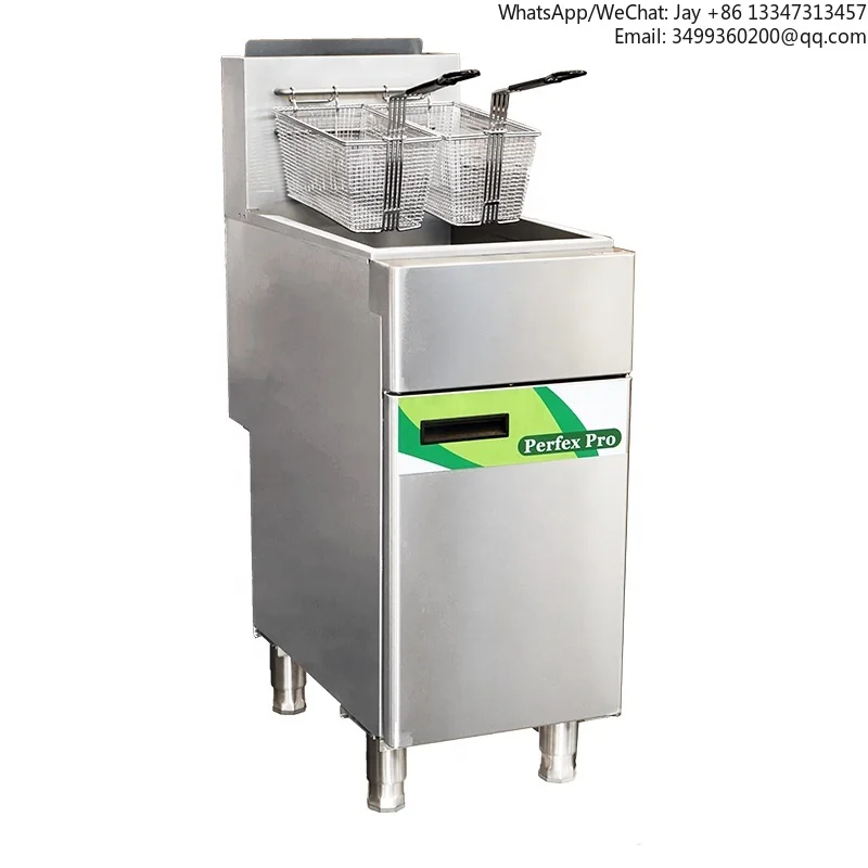 

Industrial Fryer Gas Deep Fryer 2 Tanks Fryer Machines USA Hotel & Restaurant Supplies