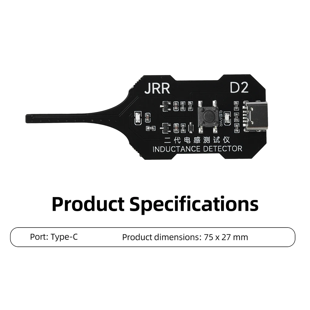 W01 Typ-C Induktanz-Tester, Motherboard-Spulentester zur Fehlererkennung und Diagnose von Mobiltelefon-Komponenten und Reparatur – Detail 9