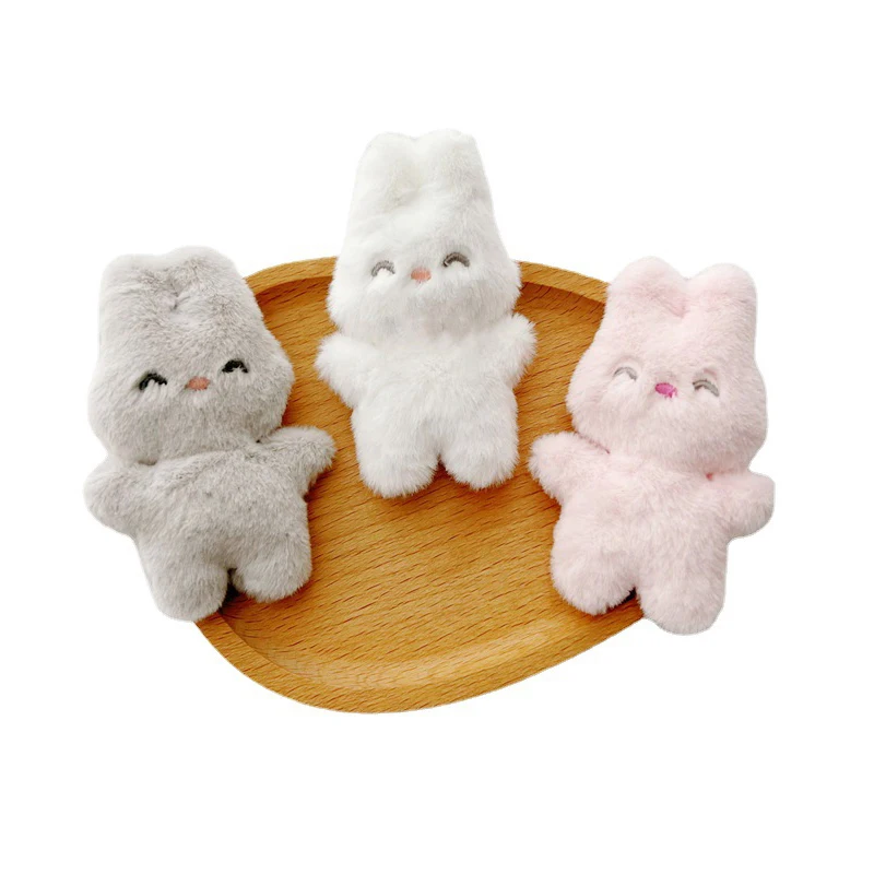 Cute Cartoon Autumn/Winter Plush Fabric Rabbit Brooch Cute Rabbit Bag Clothing Sock Badge Pins Accessories Clothing Decorative