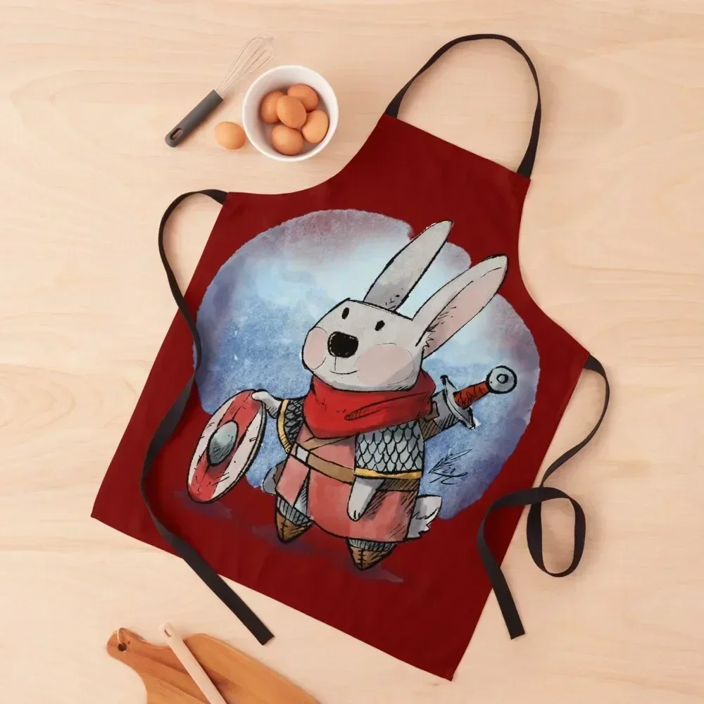 

Cute RPG Warrior Apron Bib For Kitchen Men's Kitchen Kitchens Woman Kitchen And Home Items Apron