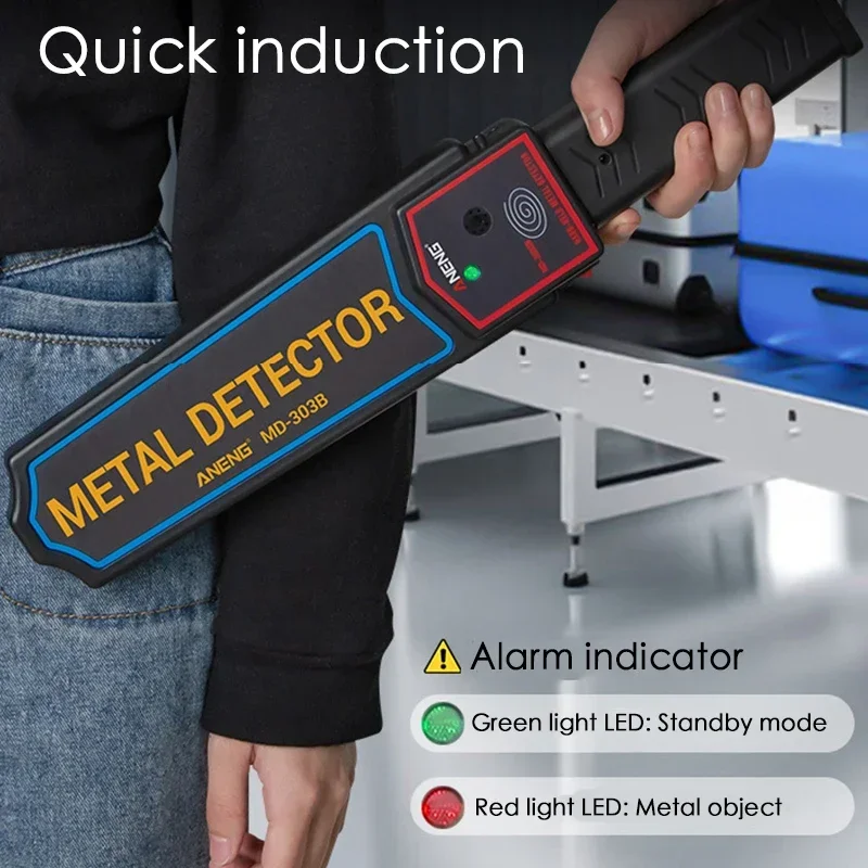 Portable High Sensitivity Security Metal Detector Scanners Metal-finder Electronic Probe Pinpointing Kit detetor de metais
