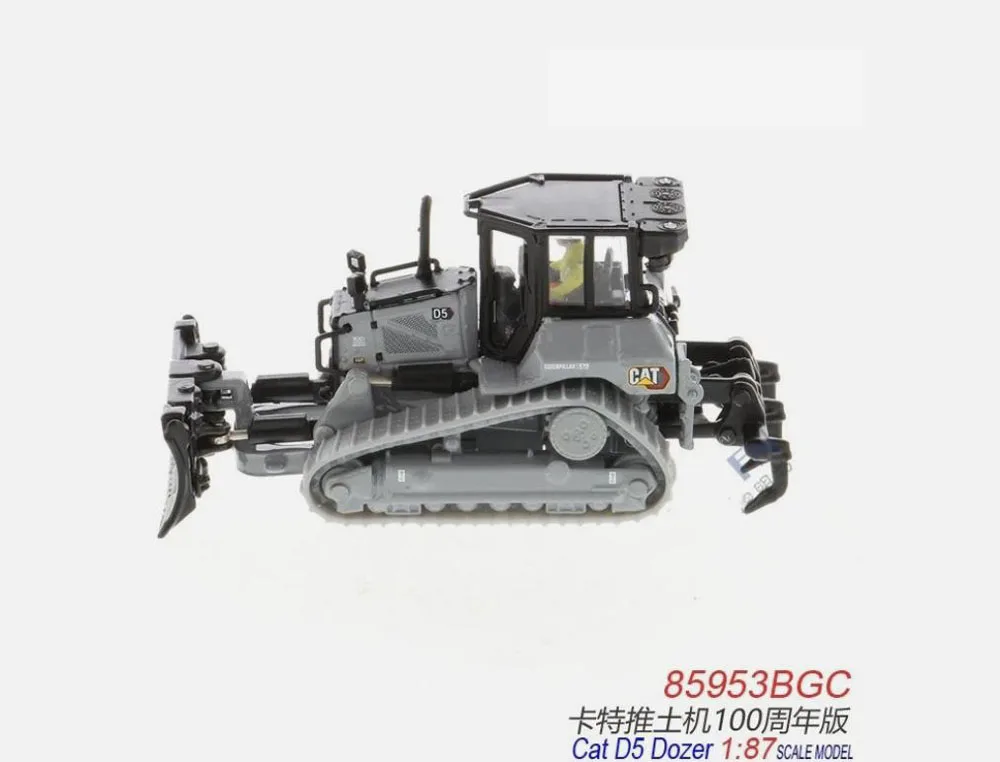 

New 2025 DM 1:87 Cat D5 Dozer 100 Years Collection Gift By Diecast Masters HO Scale