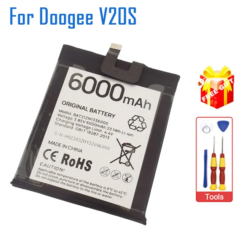 

New Original DOOGEE V20S Battery Inner Built Battery Cell Phone Battery Repair Accessories For DOOGEE V20S Smart Phone