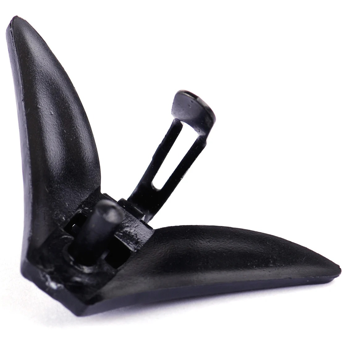 Imagem -02 - Clipes Triangulares de Plástico para Gravatas Fecho Gravata Acessórios Masculinos Preto e Branco 10 Peças