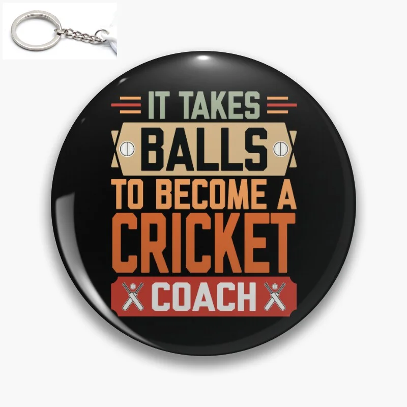 Cricket coach P Key Buckle Cute Gift Accessories Keychains Key rings