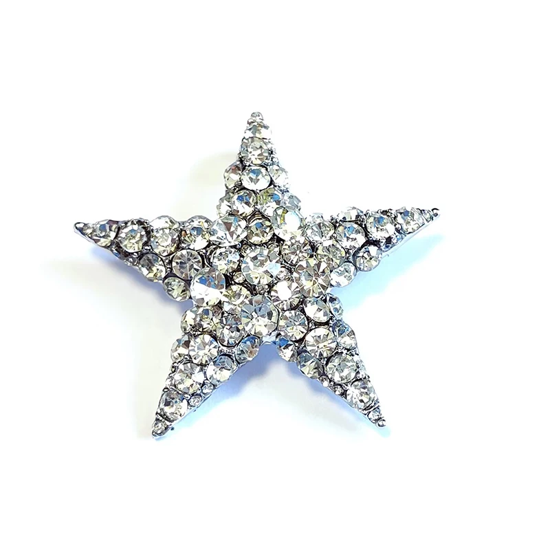 New High-end Star Chest Flower Clothing Accessories Jewelry Wedding Accessories AB Color In Stock Gift