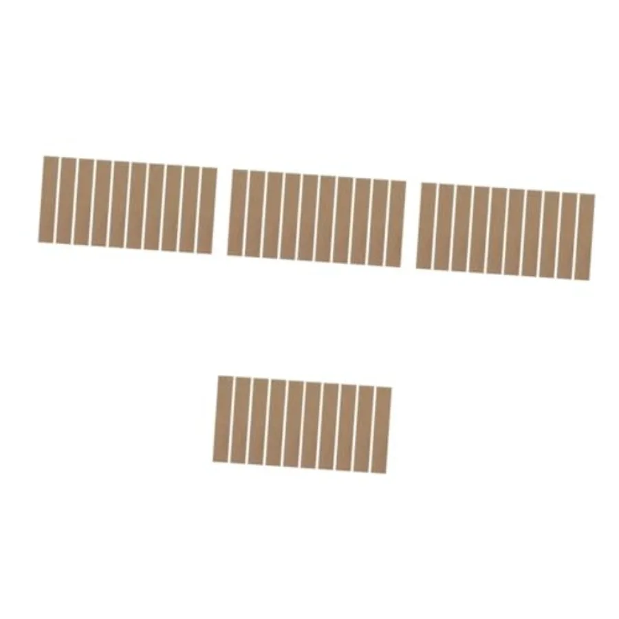 

Практичный водонепроницаемый набор палочек для еды, сумка для переноски столовых приборов для путешествий и использования на открытом воздухе, прочный коричневый бумажный чехол с 400 шт. Reusa