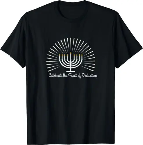 NEW LIMITED Menorah Celebrate The Feast Of Dedication T-Shirt