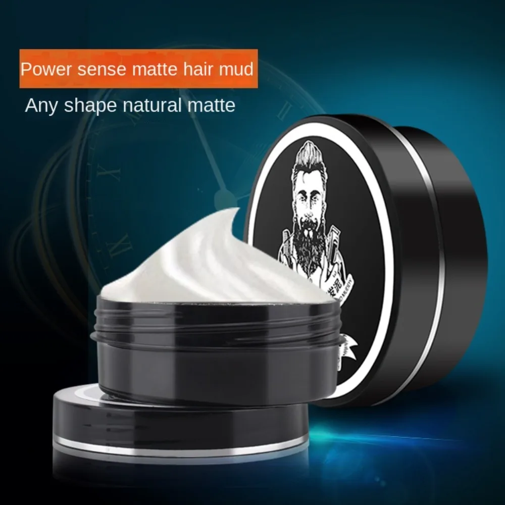 

Новинка, 80 г, грязь для ухода за волосами, натуральная пушистая, долговечная, парикмахерская грязь, стереотипный матовый воск для волос, инструменты для парикмахерской