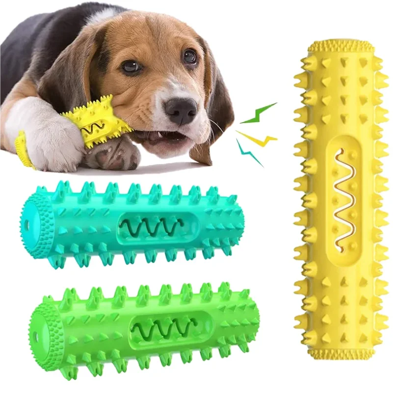 

Vet-Approved Dental Chew Stick - 3-in-1 Cooling Toothbrush Toy for Small/Medium Dogs, Summer Teeth Cleaning & Gum Massage
