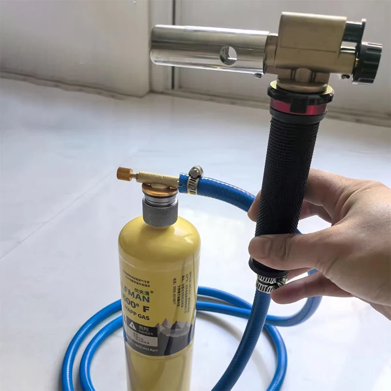 

MAPP Oxygen Free Flame Gun Welding Gun Liquefied Gas Air Conditioner Refrigerator Copper Pipe Welding Singeing Portable Tool