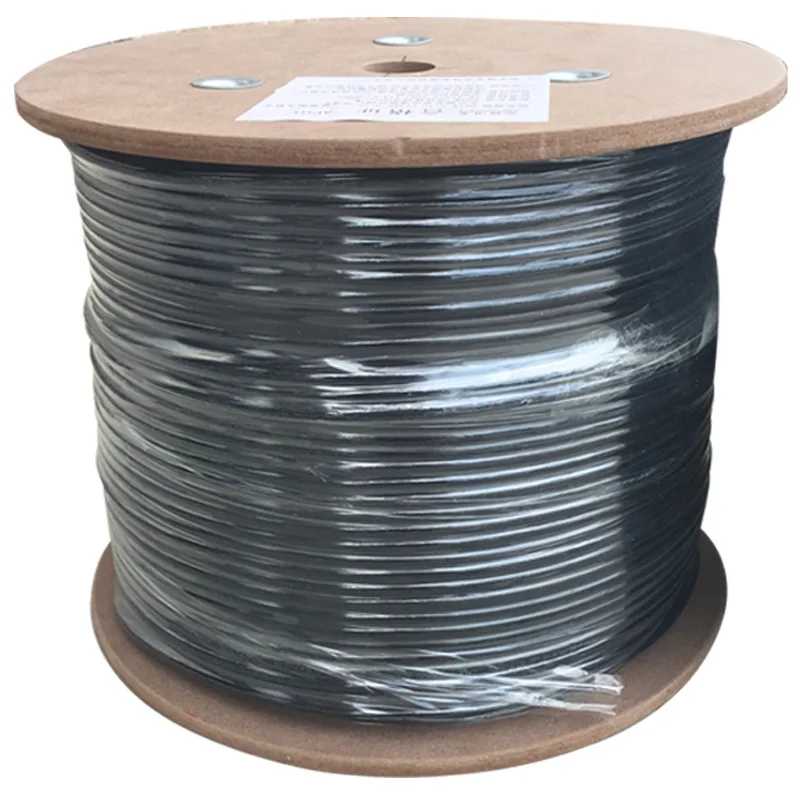 1000FT สาย LAN หุ้มฉนวนสองชั้นสำหรับใช้กลางแจ้ง CAT5E CAT6 CAT5 CAT7สายสื่อสารอีเธอร์เน็ต