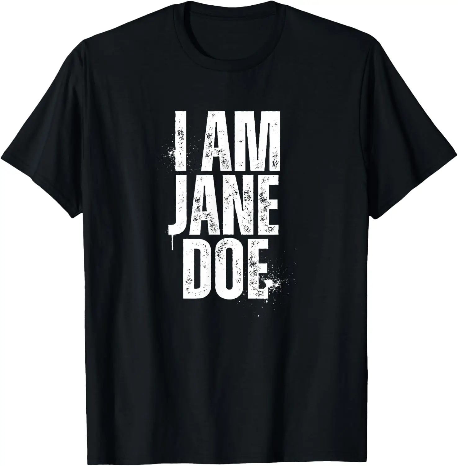 AM Jane DOE I Stand With Women And Survivors Of Assault T-Shirt Premium heavyweight pure cotton—stylish, versatile, and unisex; a perfect Christmas gift suitable for year-round wear.