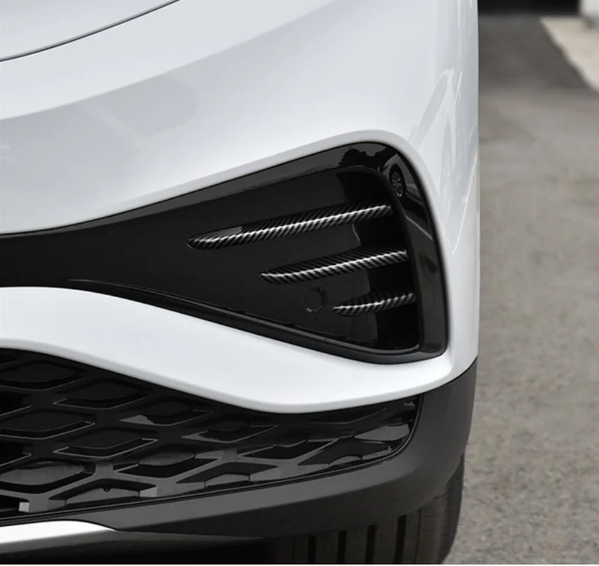 ل VW Volkswagen ID.4 ID4 2021 2022 اكسسوارات الجبهة الخلفية أضواء الضباب مصابيح الجفن الحاجب الضباب ضوء مصباح شواء الحاجب الجفن #2