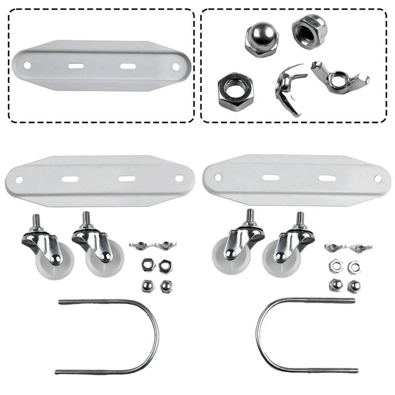 Mobile Pulley Bracket For Electric Heaters, Oil Tin Hydroelectric Radiator Stand, Easily Move Your Heater Anywhere Durable Black