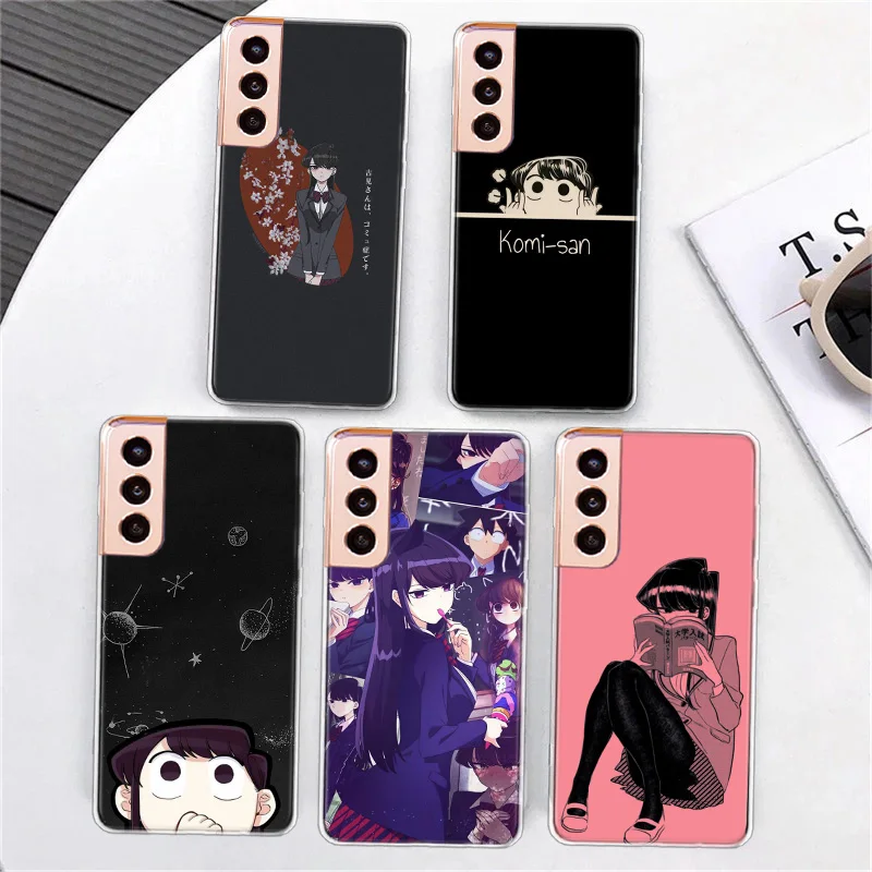 Anime Komi Shouko Cant Communicate Phone Case For Samsung A15 A25 A35 A55 Galaxy A70 A50 A40 A30 A20 A20E A20S A05S M12 M21 M