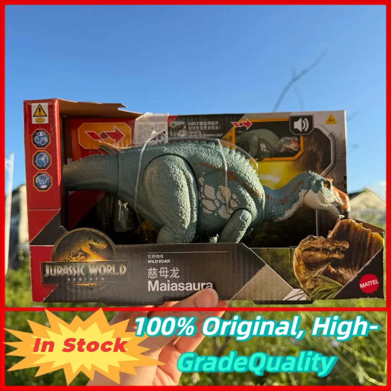 

В наличии: Игрушка-модель динозавра Майасаура Mattel Jurassic World 4 Rebirth Sound-Attack для мальчиков и детей, подарок JGC82