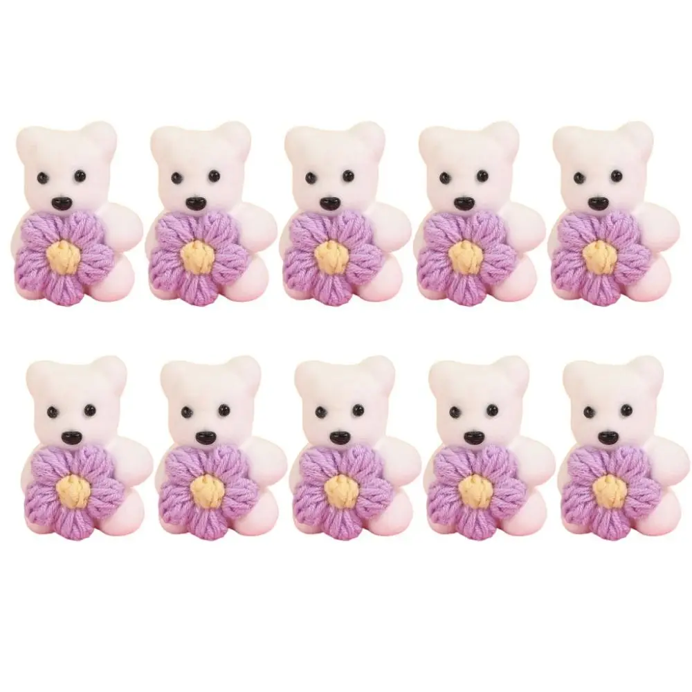 

10pcs/bag Foam Bear Bear Plush Foam Toys Plush Animal Cartoon Mini Bear Flower Bouquet Plush Doll Diy Cartoon Bouquet Doll