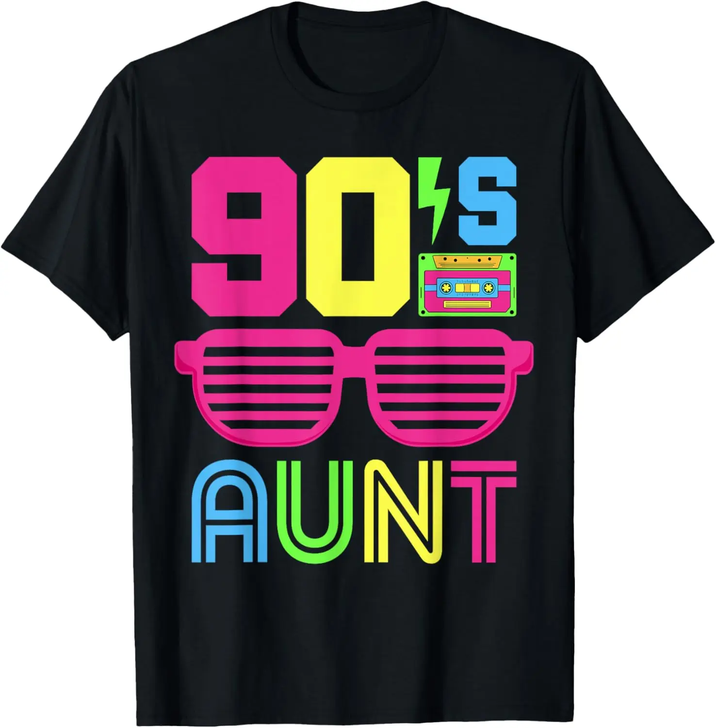 1990s Theme Party 90s Costume Nineties Theme Outfit 90s Aunt T-Shirt